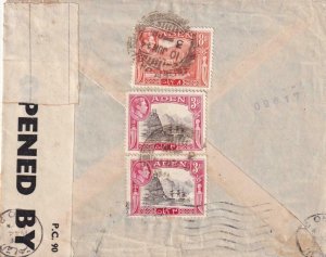 1941, Aden to Cairo, Egypt, Airmail, Censored, See Remark (C4510)