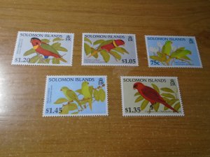 Solomon Islands   #  818-22   MNH