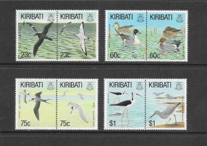 BIRDS - KIRIBATI #599-606   MNH