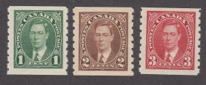 Canada #238-240 Mint Set