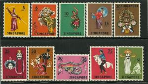 Singapore # 86-95, Mint Never Hinged