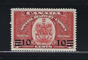 CANADA SCOTT #E9 1939  SPECIAL DELIVERY SURCHARGE  10C ON 20 - MINT NEVER HINGED