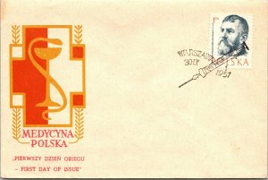 Poland 1957 FDC - Polish Medicine - F13415