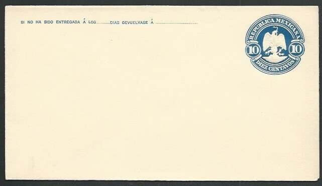 MEXICO Early 10c envelope - unused.........................................60542 