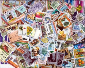 NO DD British Pacific Islands Stamp Collection - 500 Different Stamps