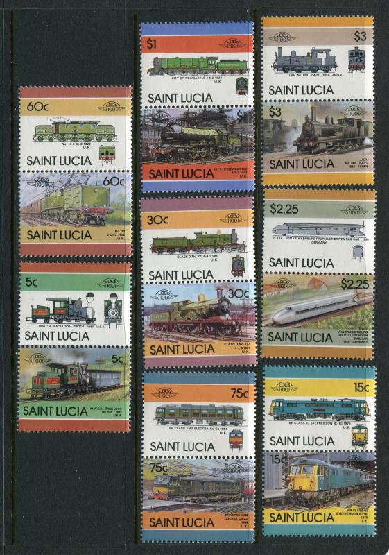 St Lucia #807-14 MNH - Make Me An Offer