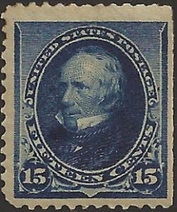 # 227 INDIGO MINT NEVER HINGED TONED HENRY CLAY