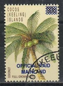 Cocos Islands Stamp O1  - Surcharged with precancel