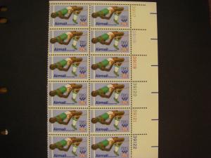 Scott C97, 31c Olympic High Jumper, PB20 UR, MNH Airmail Beauty