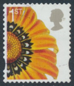 GB  SC# 2545  SG 2820  Used  Smilers  Flower see details & scan