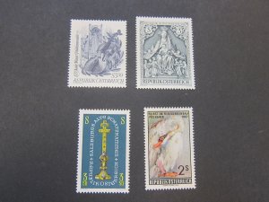 Austria 1967 Sc 789,791,792,793 set MNH