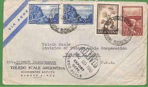 98629  - ARGENTINA - POSTAL HISTORY -  AIRMAIL  COVER to the USA 1961