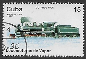 Cuba # 3766 - Locomotive - American - unused CTO.....{Z22}