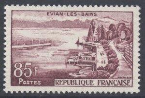 France SG1356a - YT 1193, 1959 Evian-les-Bains 85f MH*