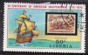 Liberia 708 American Revolution Bicentennial 1975