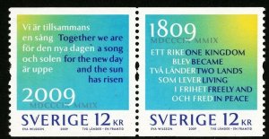 2009 Sweden 2693-2694Paar Two countries - one future 5,20 €