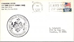 USS Simon Bolivar - 8.21.1973 - US Postal Service, SC - F47646