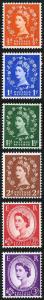 SG561/566 1st Graphites Set 6 values U/M