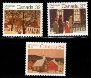 Canada Scott 1004-1006 MNH** 1983 Christmas set