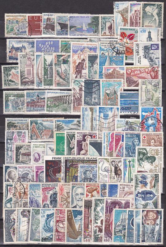 France selected high value used stamp collection 1900 to 197ies cat value $2500