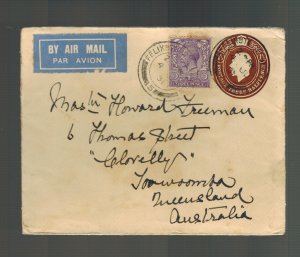 1931 Felixspa England Airmail Cover to Towoomba Australia Imperial Airways