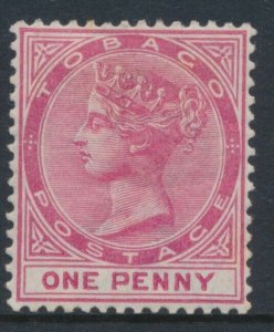 Tobago 1882-84 SG 15 1d Venetian Red Mint Hinged