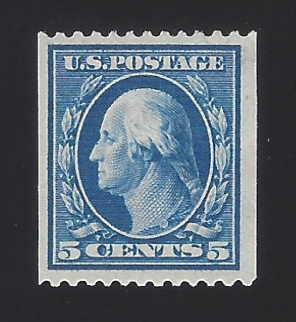 US #351 1908-10 Blue Perf 12 Horz Wmk 191 Mint OG LH F-VF SCV $150