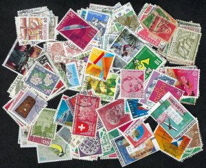 Switzerland Collection of 200 Different Stamps