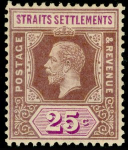 MALAYSIA - Straits Settlements SG234, 25c dull purp&mauve, M MINT.Cat £40.DIE I.
