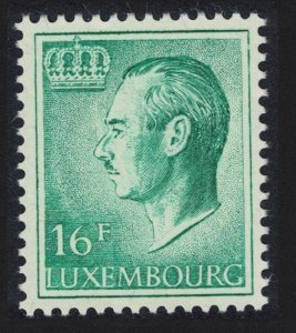 Luxembourg Grand Duke Jean 16f. green Granite paper 1983 MNH SG#767b  MI#1051z