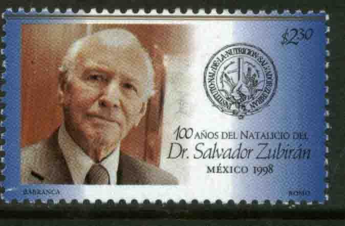 MEXICO 2071, Dr. Salvador Zubiran, Birth Centennial. MINT, NH. VF. (69)