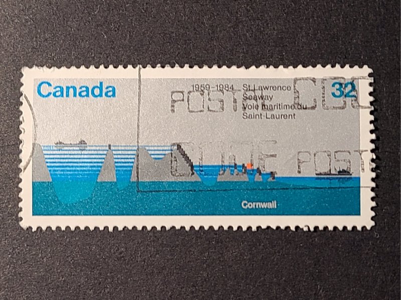 CA S#1015 U - VF $0.32 06/23/1984 - St Lawrence Seaway - 25th Anniversary