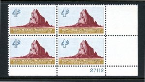 SCOTT  1191 US  NEW MEXICO  4¢  PLATE BLOCK  MNH  SHERWOOD STAMP