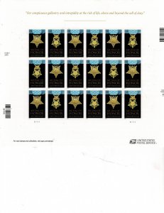 Medal of Honor WWII Forever US Postage Sheet of 20 stamps #4822a-23a VF MNH