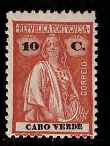 Cape Verde Scott 183E MH* Ceres stamp