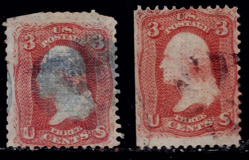 U.S. 65 USED HM TWO SINGLES AS SHOWN (V4543)