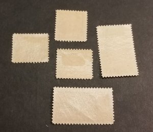 US Scott 681 683 688 689 724 726 737 Mint Unused MH OG Stamp Lot z3865 