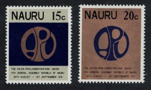 Nauru Asian Parliamentarians' Union 2v Def 1978 Def SG#191-192