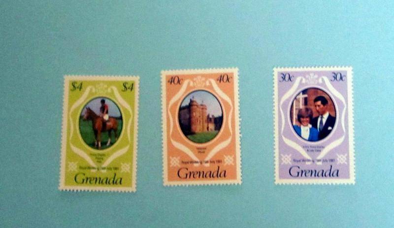 Grenada - 1051-53, MNH Set. Royal Wedding. SCV - $0.95