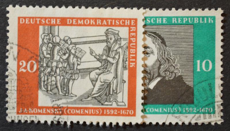 DDR Sc # 397-98, VF Used