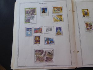 Philippines 1978-1991 Stamp Collection on Album Pages