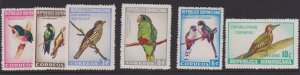 Dominican Republic Sc#596-597,602-604,C134 MH Birds