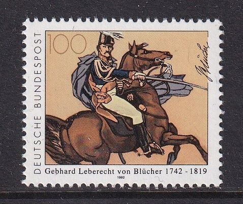 Germany  #1769  MNH  1992  von Blucher commandant