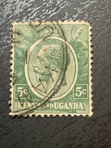 Kenya and Uganda SC# 20 Used