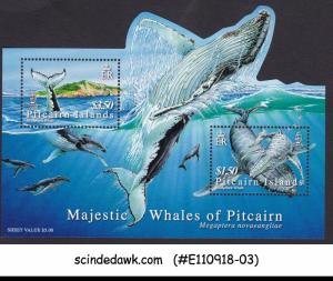 PITCAIRN ISLANDS - 2006 MAJESTIC WHALES / MARINE LIFE - MIN/SHT MNH