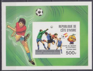 1982 Ivory Coast Cote d'Ivoire 751/B24b Overprint- # 700/B19b 25,00 €