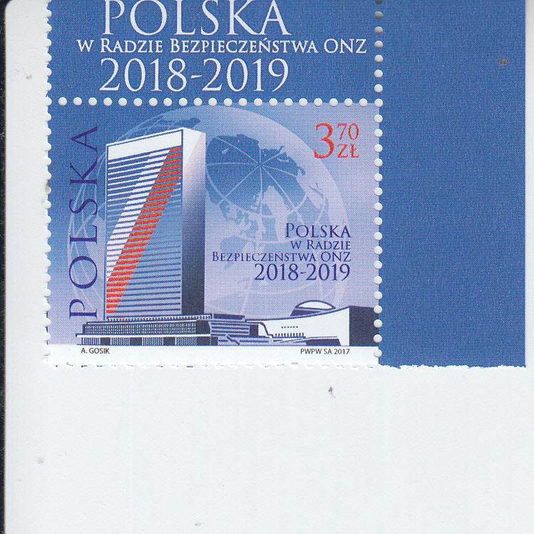 2017 Poland UN security Council 2018-19 (Scott 4324) MNH