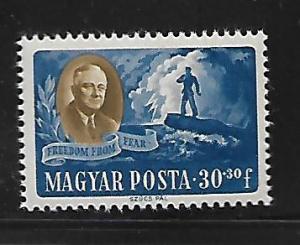 HUNGARY  B198D MNH ROOSVELT ISSUE