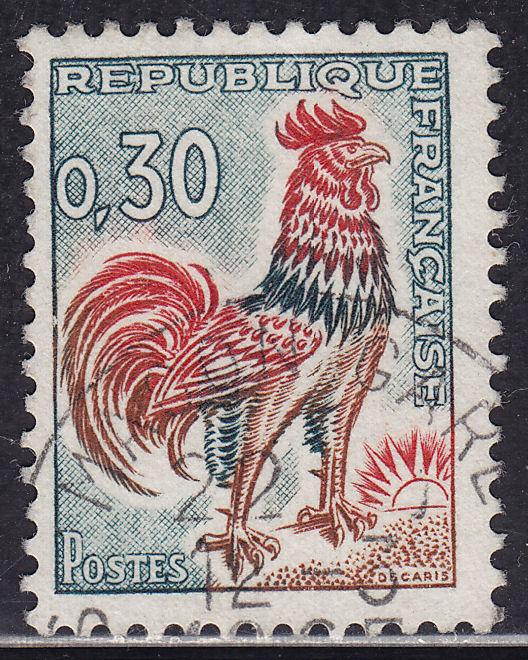 France 1024b Gallic Cock 1965