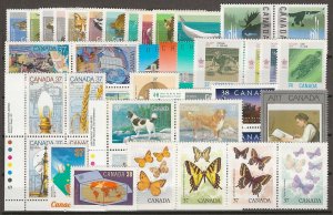 CANADA 1988/89 Commemorative Sets MNH